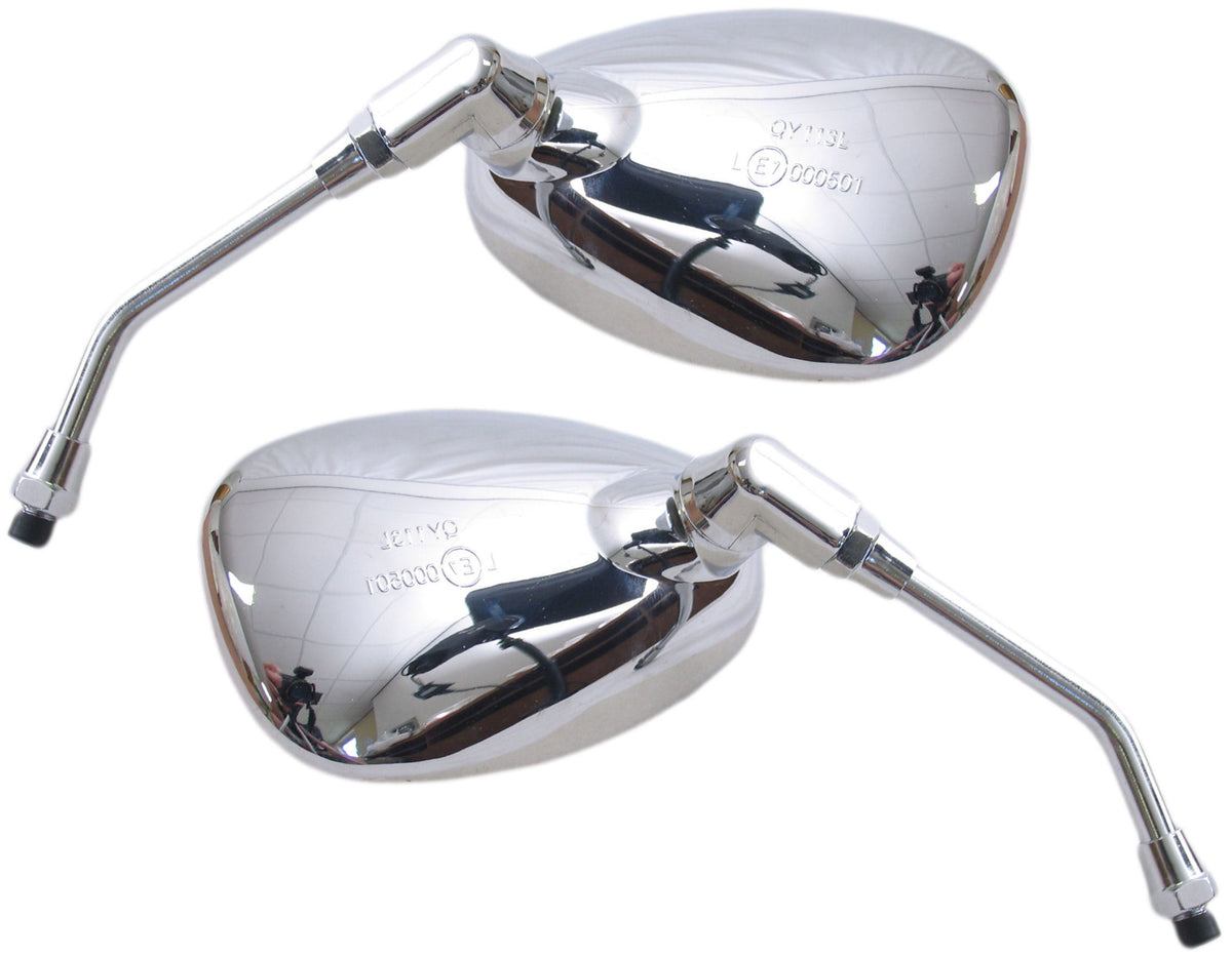 Edge spiegelset china scooter grand retro chroom