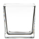 Hakbijl glass glazen vaas kubus 10x10x10cm