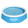 Bestway zwembad fast set opblaasbaar rond 244x61 cm 57265