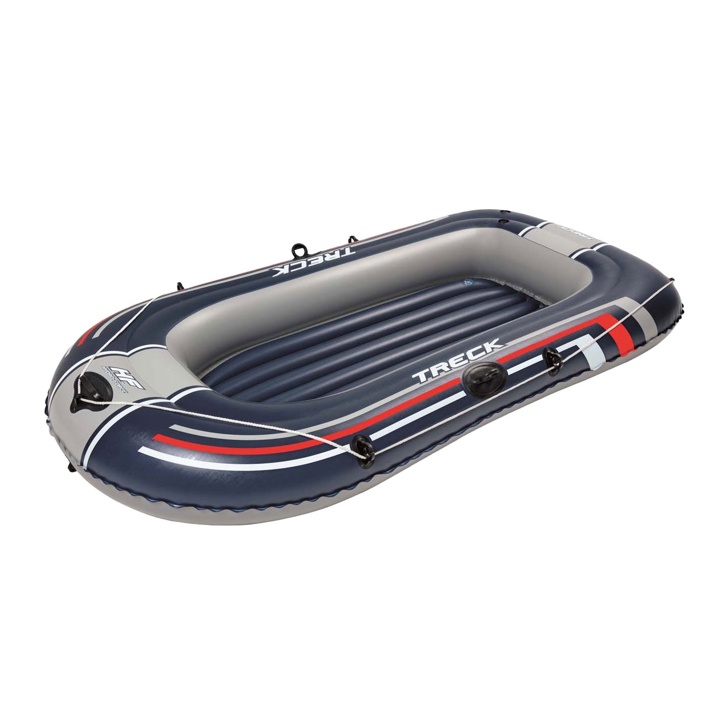 Bestway hydro-force opblaasboot met pomp en roeispanen blauw
