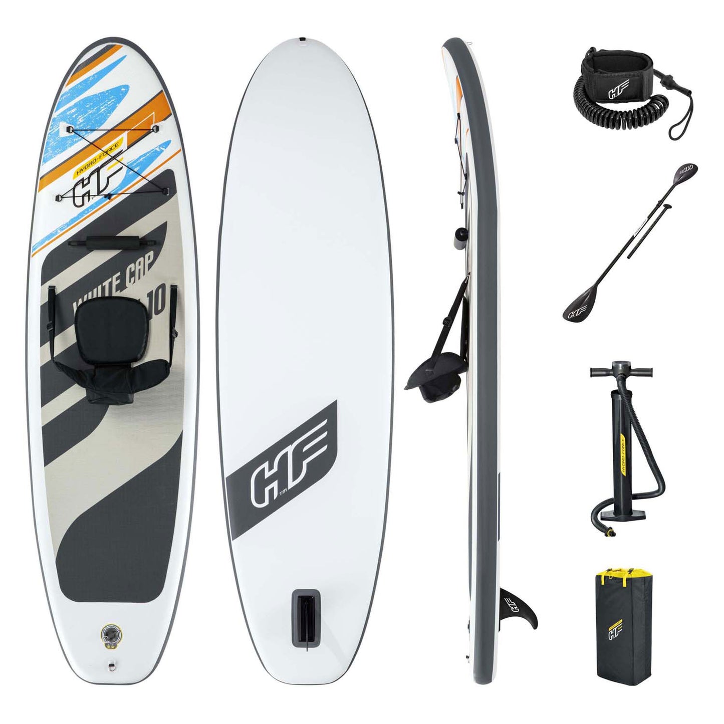 Bestway - Hydro Force White Cap Convertible SUP set