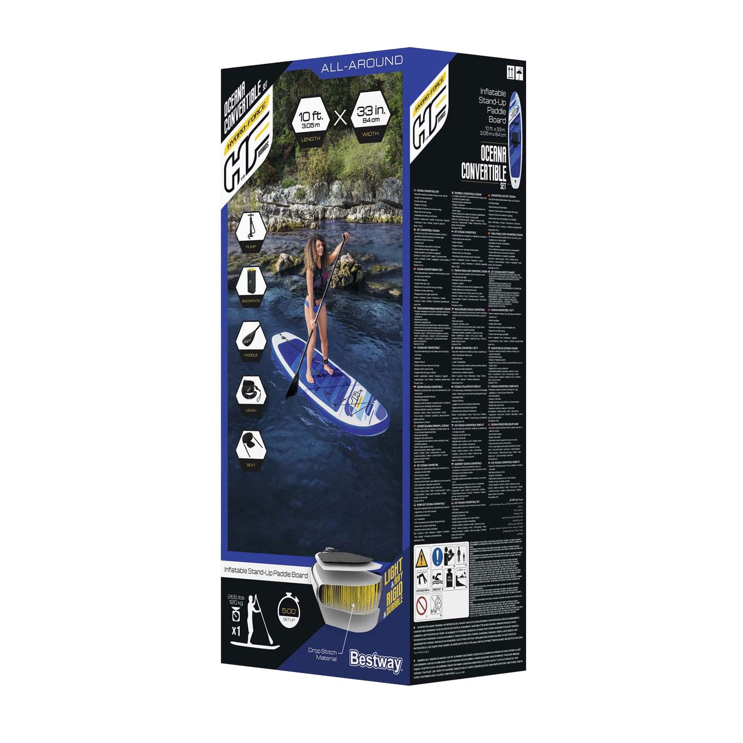 Bestway hydro force sup board oceana verwisselbare set