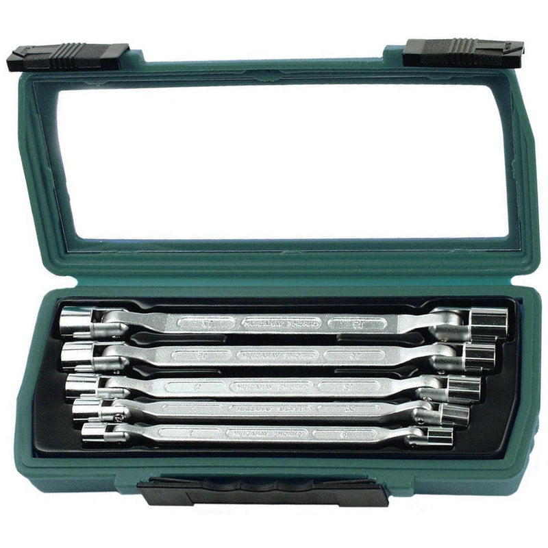 Brüder mannesmann kniesleutelset 5 dlg in koffer (hobby) - 19821