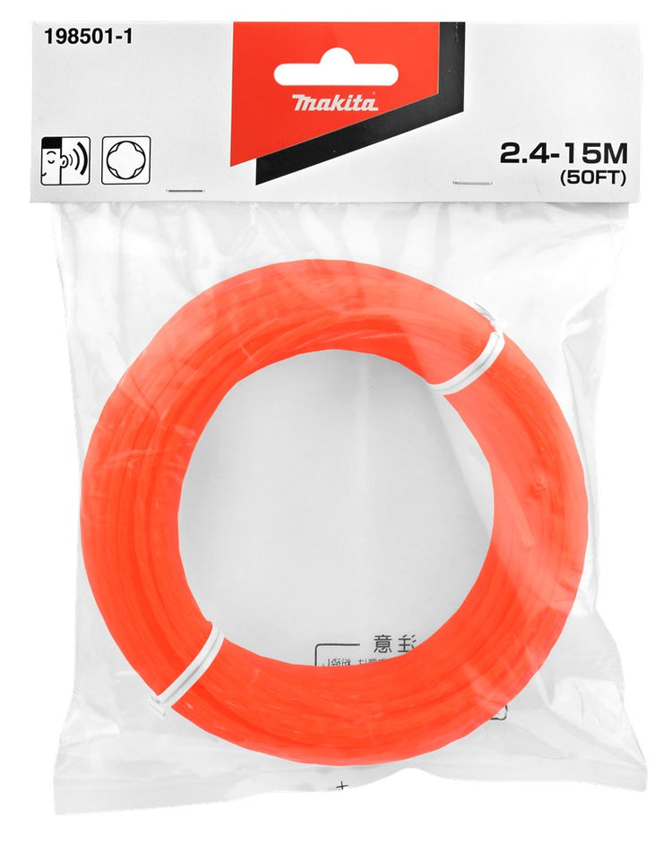 Makita accessoires nylon koord 2.4-15m - 198501-1 - 198501-1