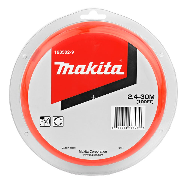 Makita accessoires nylon koord 2.4-30m - 198502-9 - 198502-9
