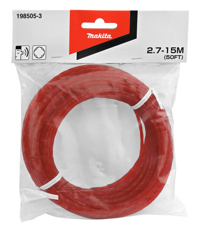 Makita accessoires nylon koord 2.7-15m - 198505-3 - 198505-3