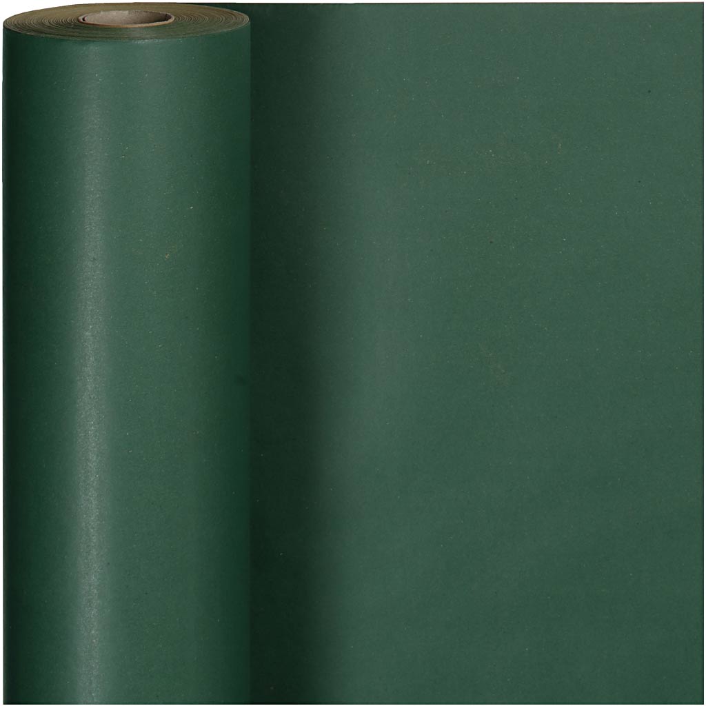 Cadeaupapier, b: 50 cm, 60 gr, groen, 100 m 1 rol