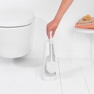 Brabantia toiletborstel renew met houder white