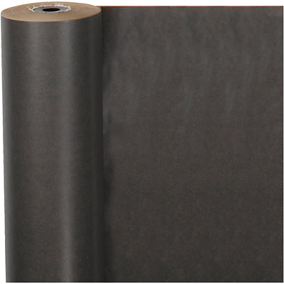 Cadeaupapier, b: 50 cm, 60 gr, zwart, 100 m 1 rol