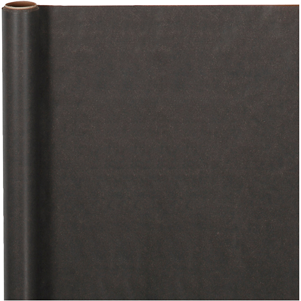 Cadeaupapier, b: 50 cm, 60 gr, zwart, 5 m 1 rol
