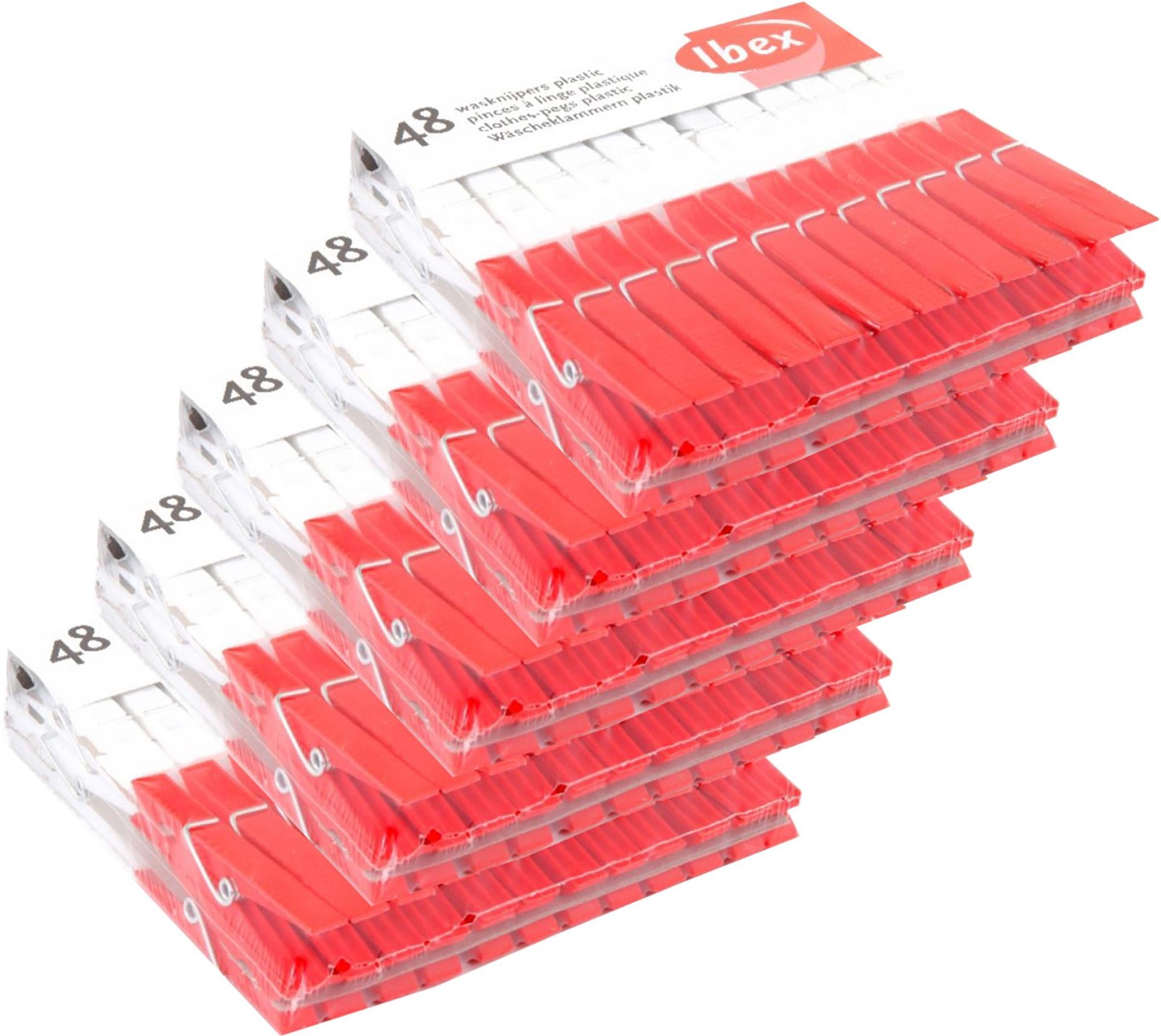 Ibex wasknijpers plastic 48st.5sets