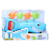 badgraaier haai met visjes, 5dlg.