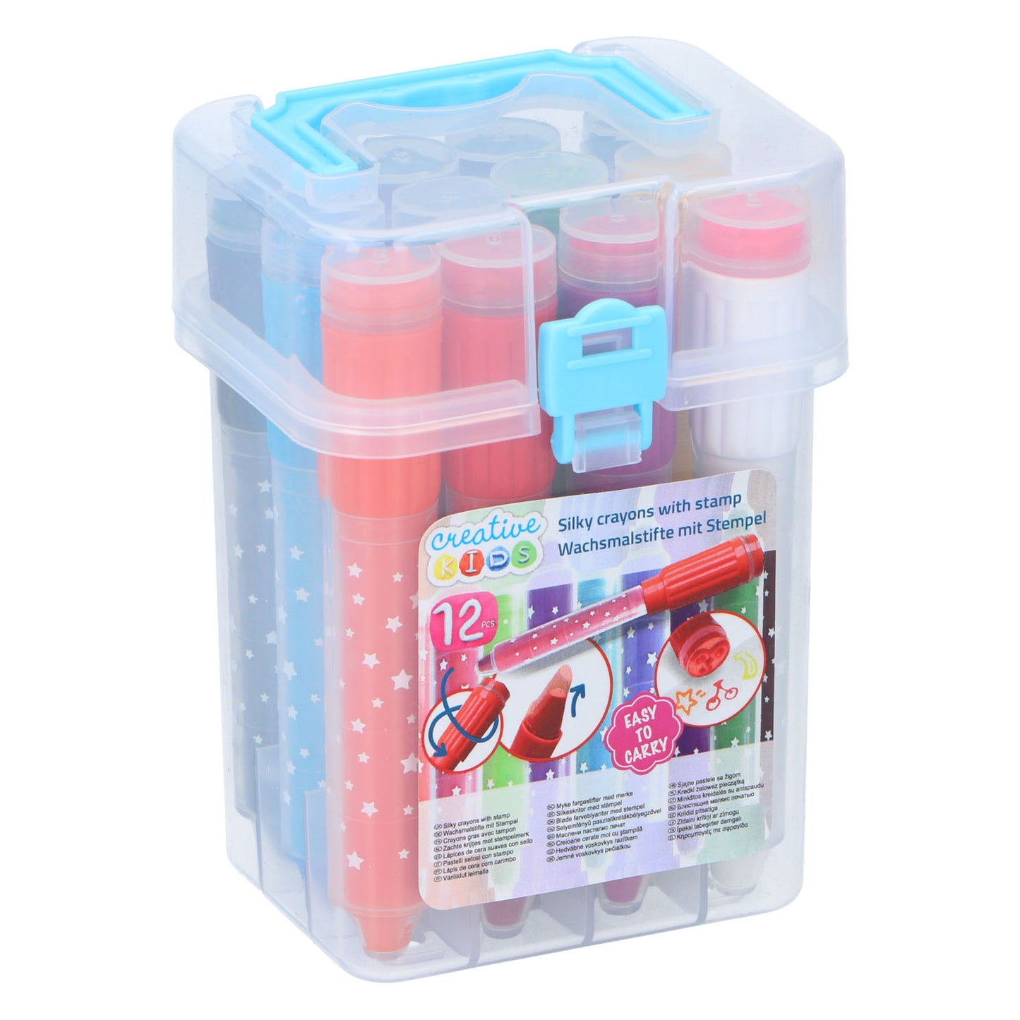 Waskrijt met stempel, 12st.