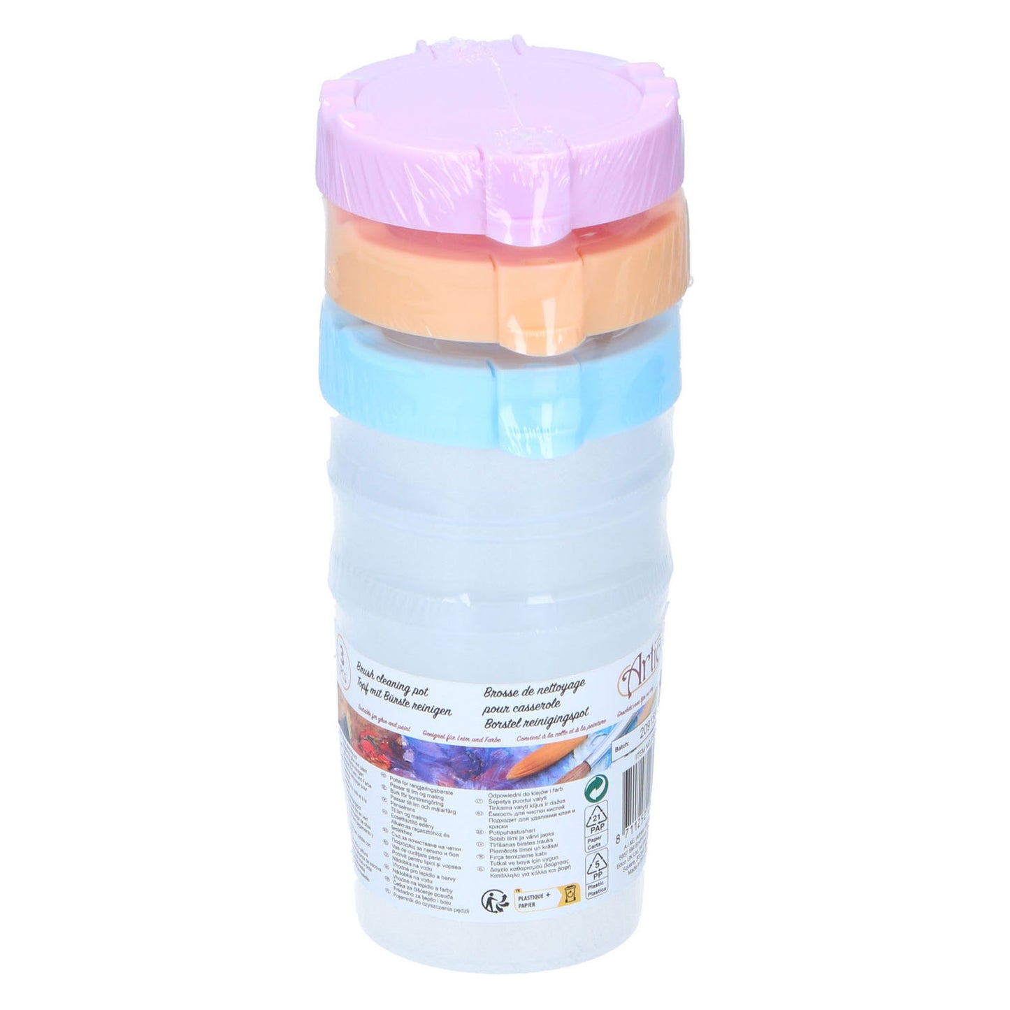 Penseel reinigingspot, 3st.