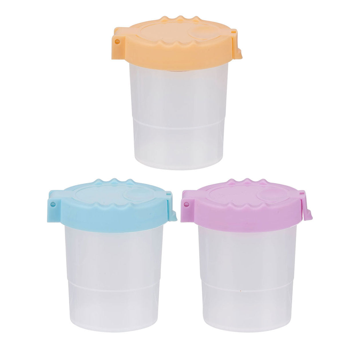 Penseel reinigingspot, 3st.