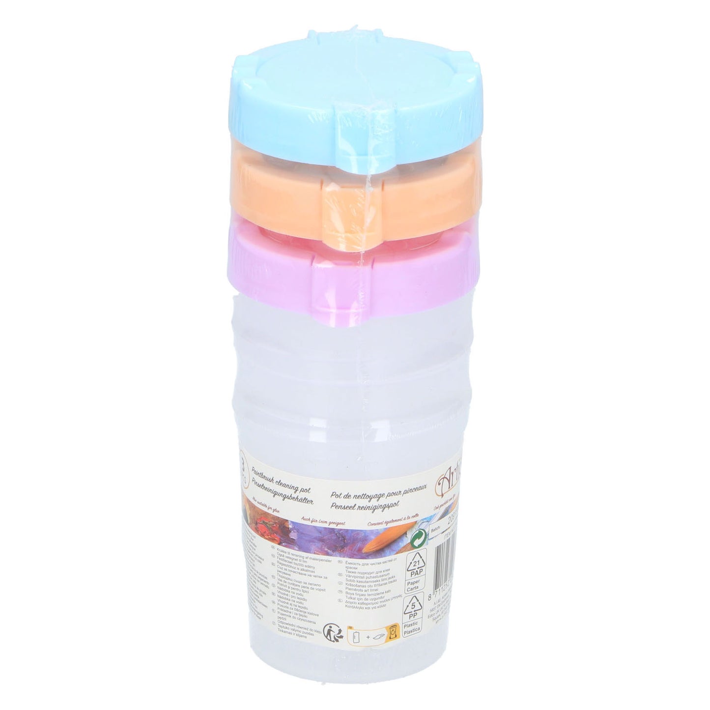 Penseel reinigingspot, 3st.