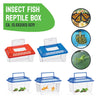 Merkloos sans marque insectenbox met deksel - transparante kunststof insectenbak 1,8 liter.
