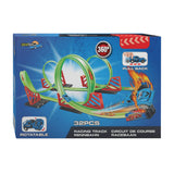 Racebaan Looping met Pull-back 360 Auto, 32dlg. - afbeelding 1