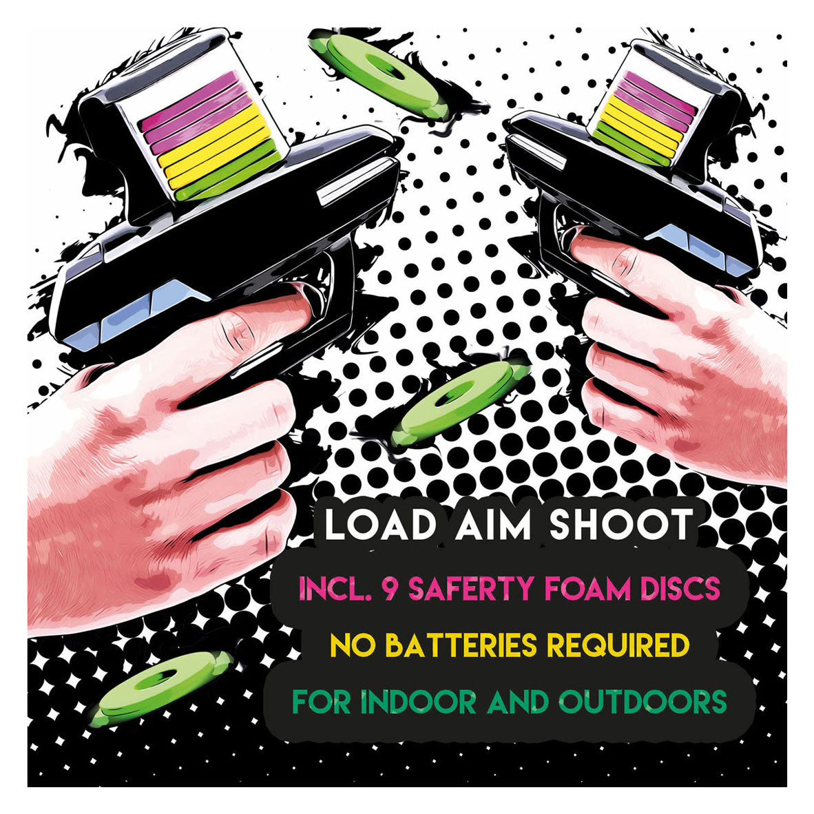 Sks foam disc afschietpistool