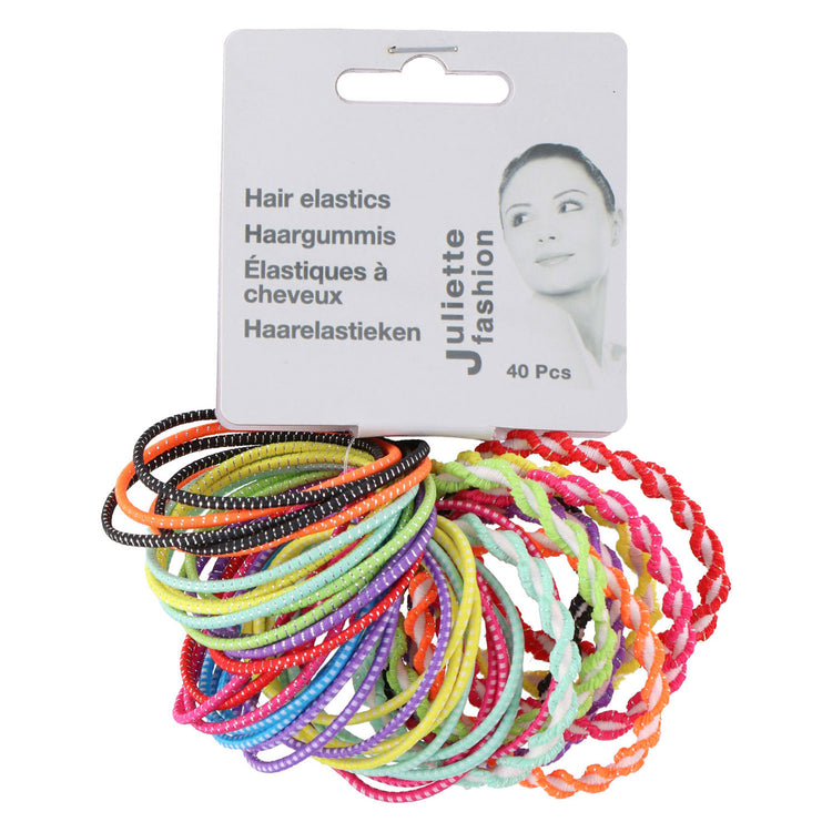 Haarelastiek kleur, 30st.