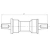 M-Wave Trapas Reparatieset Staal 127Mm