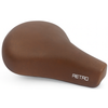 Edge fietszadel city retro - donkerbruin (werkplaatsverpakking)