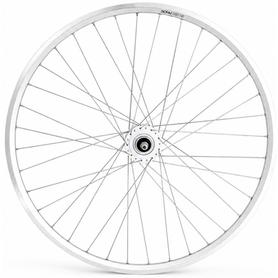 Shimano voorwiel 28 x 1 4'' aluminium zac 2000 velg - dh-c3000-3n naafdynamo - velgrem - zilver