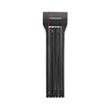 Trelock vouwlsot fs 480 cops x-press air-tag 100cm - zwart