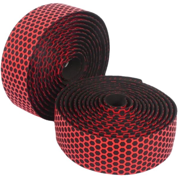 Edge stuurlint silicon anti-slip - rood (2 stuks in een doos)