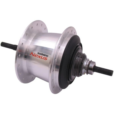 Shimano versnellingsnaaf 7 speed nexus 7 sg-c3001 voor rollerbrakes velgrem 36 gaats - zilver