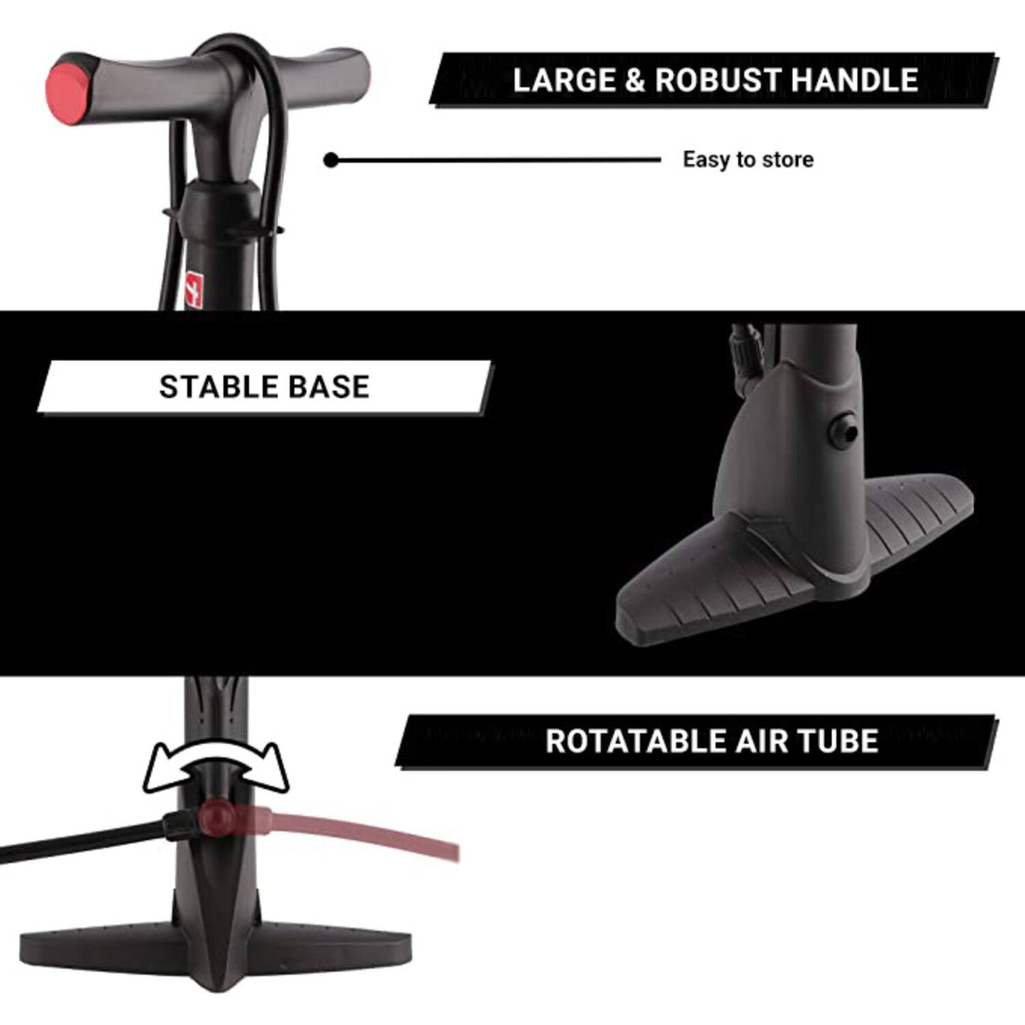 Trivio - fietspomp storm hogedruk 11 bar 160 psi