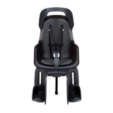 Kinderzitje achter Bobike Go Maxi RS met dragerbevestiging (CFS) en slaapstand - urban zwart - afbeelding 3