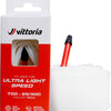 Vittoria ultra light speed 700x25 30 sv 40mm tpu tube