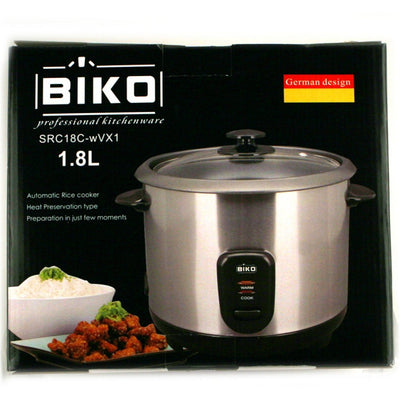 Biko Biko Rijstkoker 1.8 Liter RVS