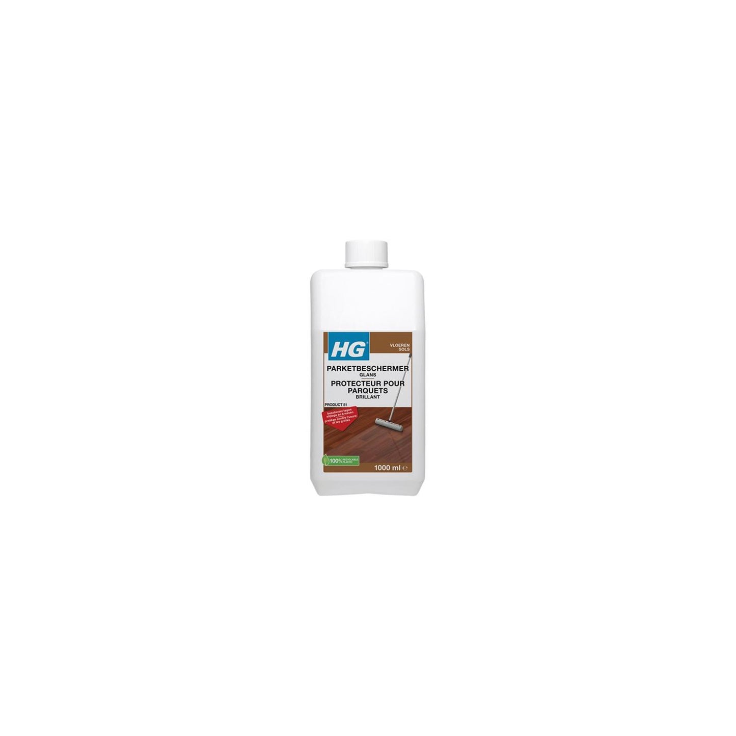 Hg parket beschermer glans (product 51) 1l