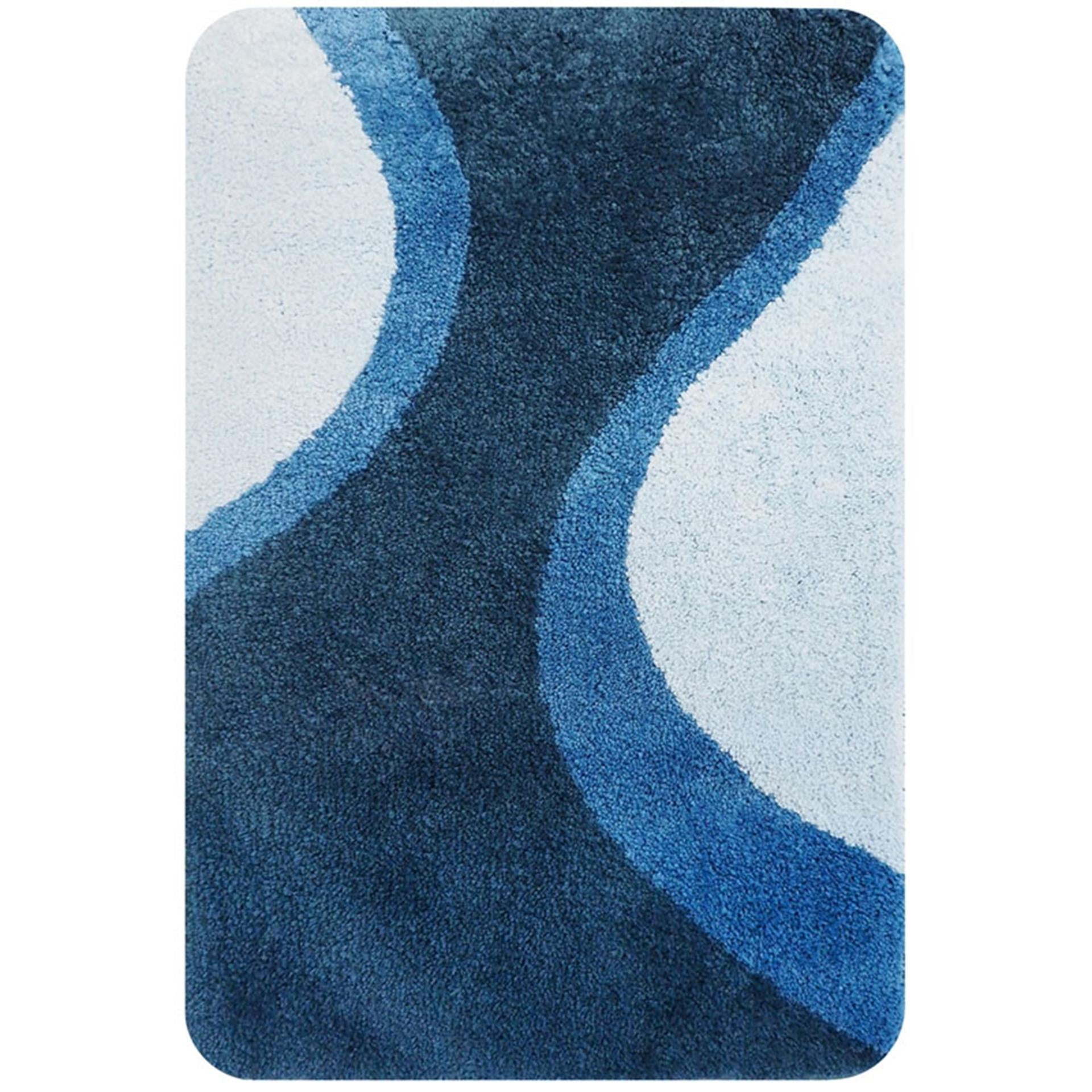 Dutch house metz badmat 60x90cm blauw metz badmat 60x90cm blauw