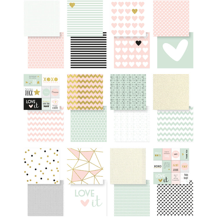 Vaessen creative • love it papierblok 30.5x30.5cm tweezijdig