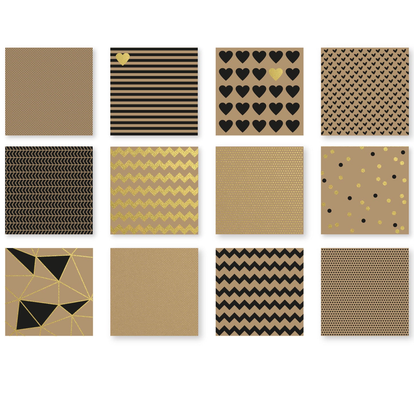 Vaessen creative • love it kraftpapier 15,2x15,2cm