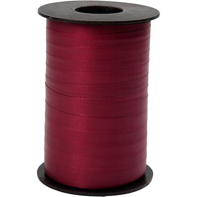 Creativ company cadeaulint, b: 10 mm, matt, donkerrood, 250 m 1 rol