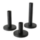 Boltze home kaarsenstandaardset malko 3-delig metaal rond ø9xh16cm zwart