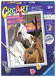 Ravensburger creart sunset horses - schilderen op nummer voor kinderen