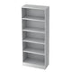 Bach boekenkast hammerer v6000 w hout 80x40x127cm 5 planken wit