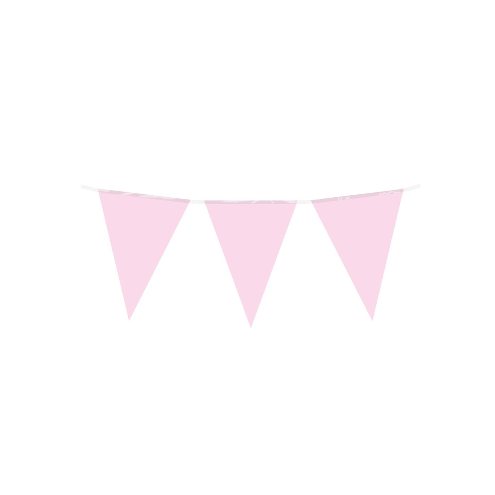 Paperdreams vlaggenlijn - baby roze