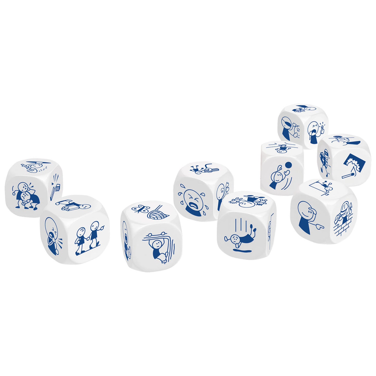 Zygomatic rory's story cubes dobbelspel acties - creatief familiespel.
