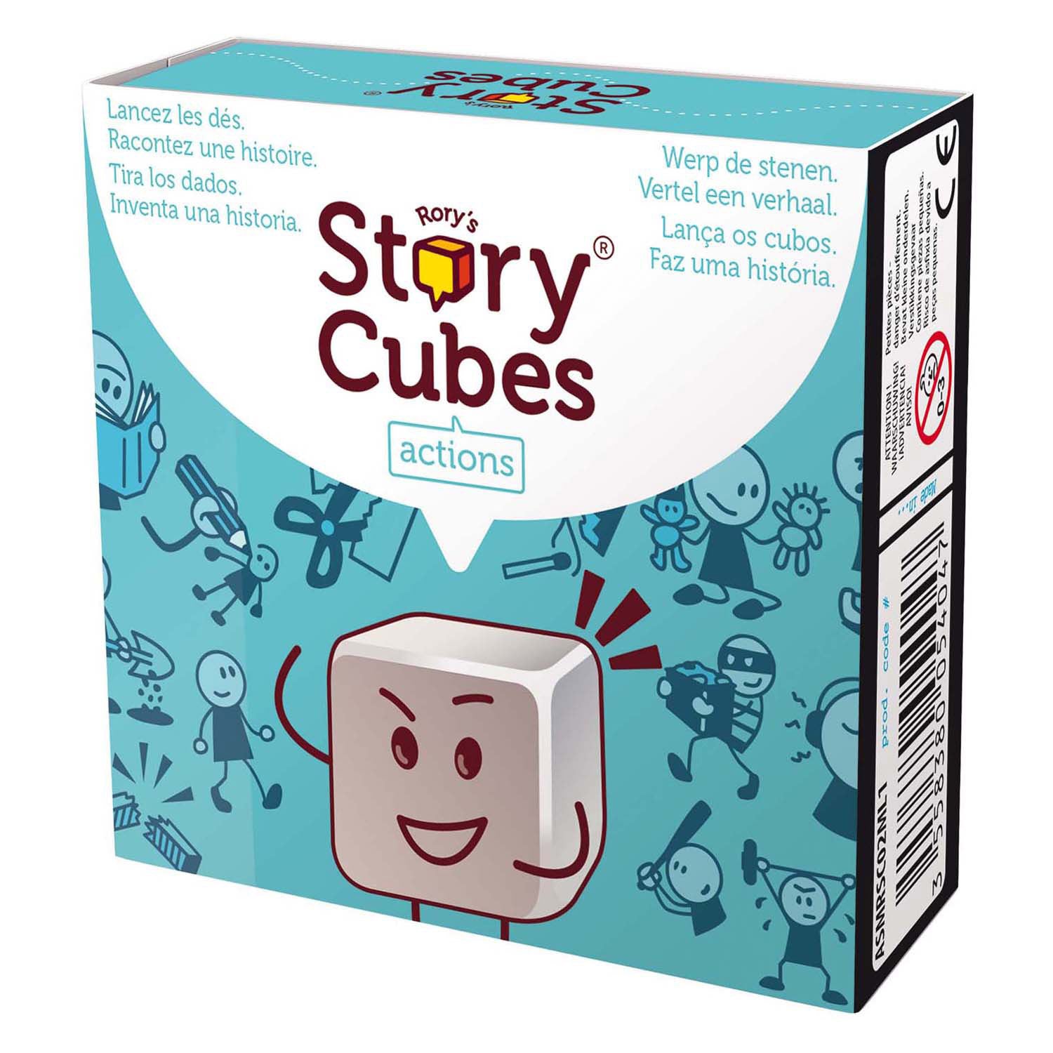 Zygomatic rory's story cubes dobbelspel acties - creatief familiespel.