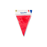 Paperdreams party vlag - rood wit blauw 10 meter pe polyetheen - afbeelding 1