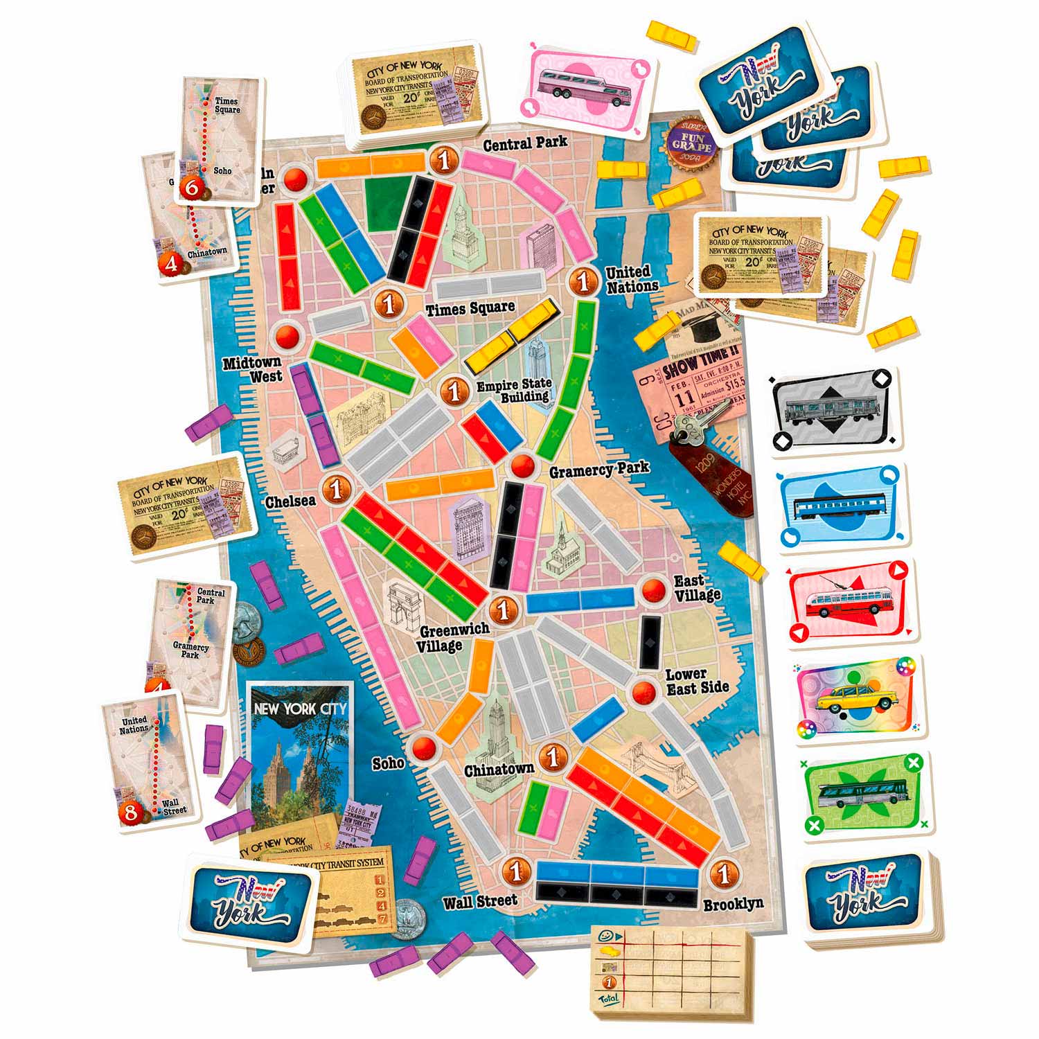 Days of wonder ticket to ride new york bordspel