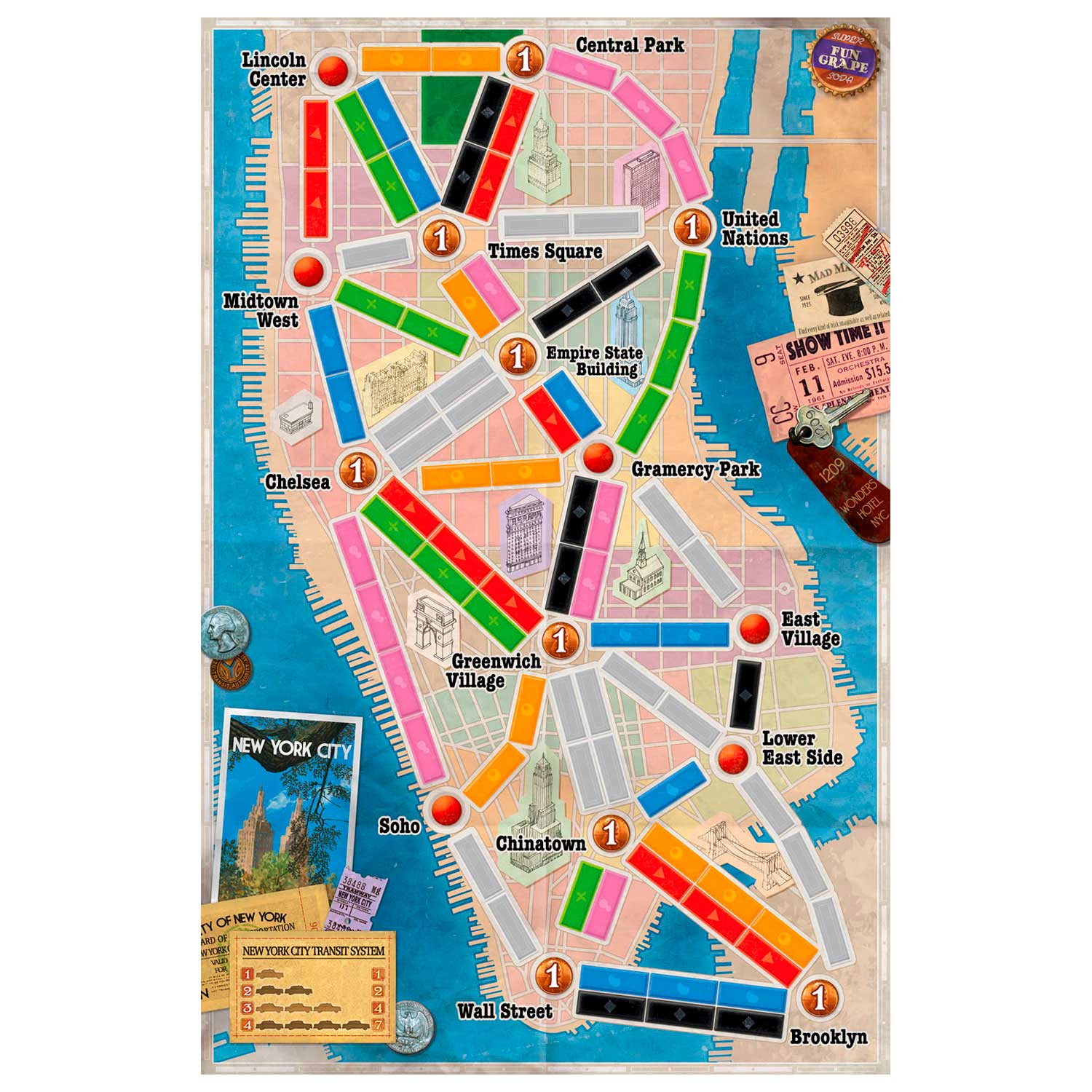 Days of wonder ticket to ride new york bordspel
