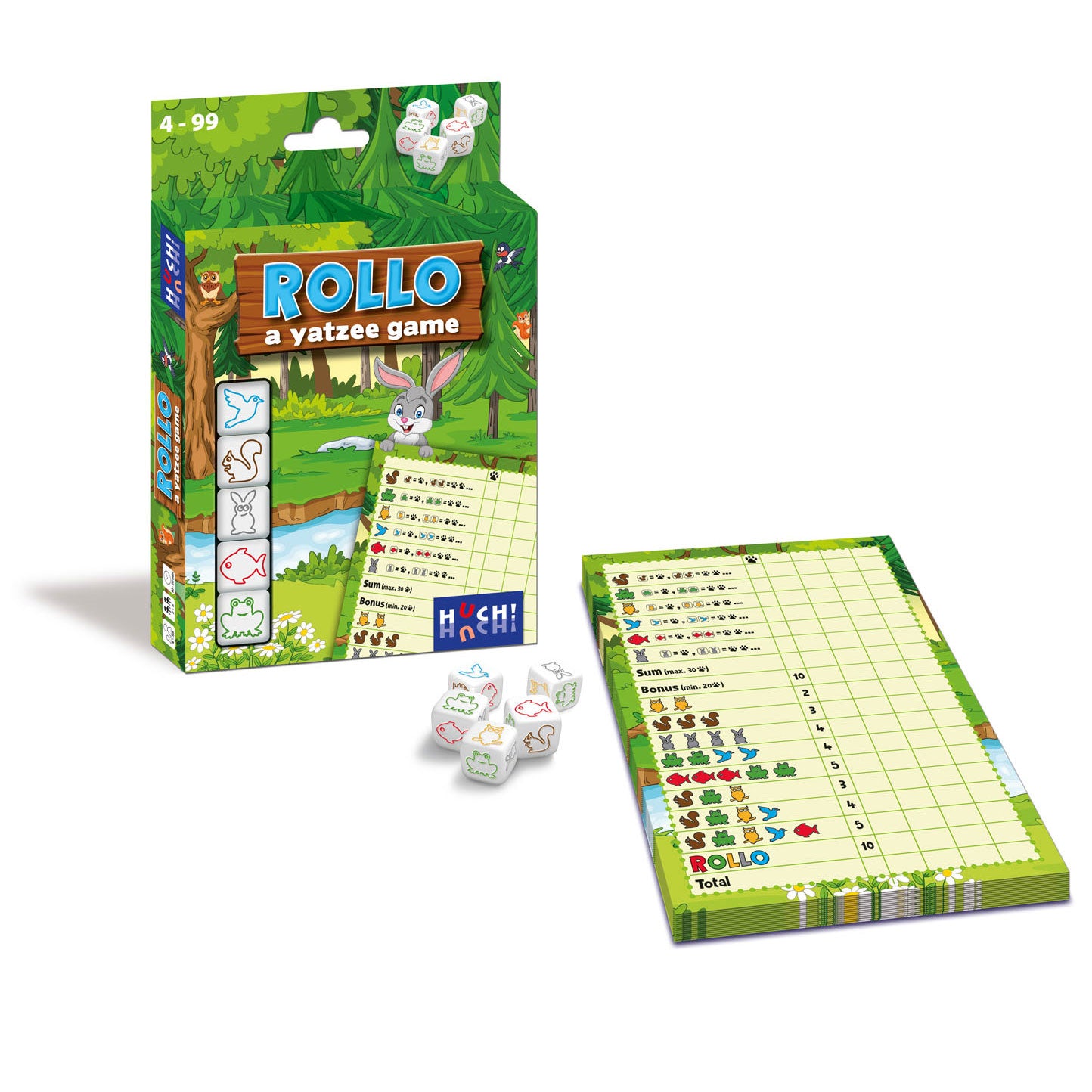 Asmodee Rollo Yatzee Dieren