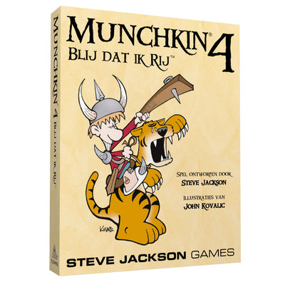 Asmodee Munchkin 4 Blij Dat Ik Rij Kaartspel